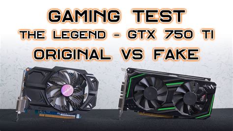 what are the fake gtx 750ti really